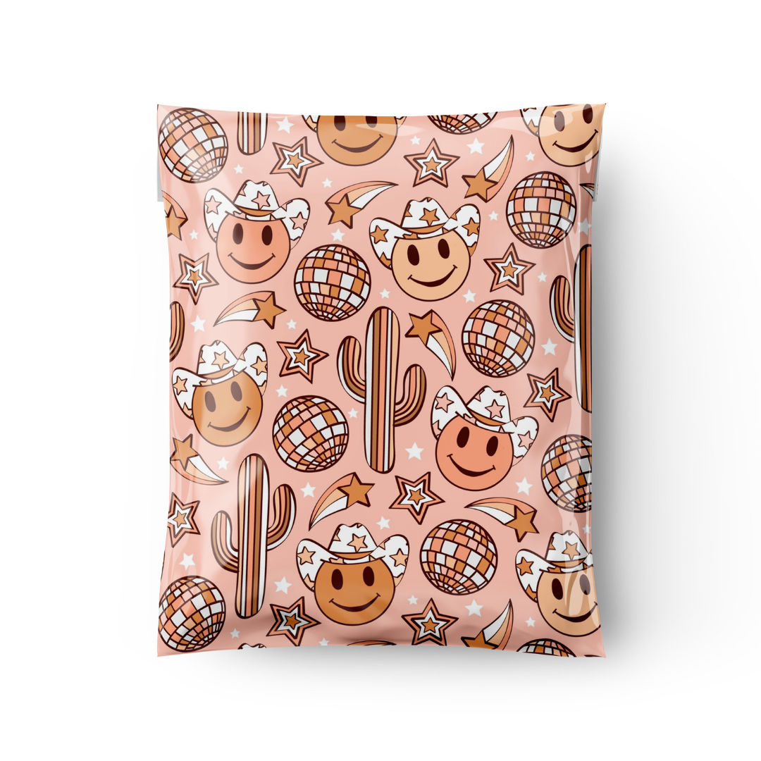 Western Southern Poly Mailer 10x13 Poly Bag for Shipping Girly