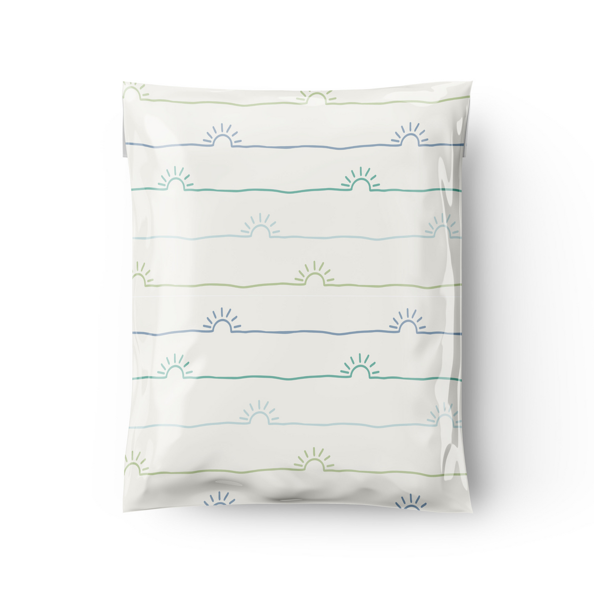 Blue Floral Poly Mailer 14.5x19 Poly Bag for Shipping Cute Mailers