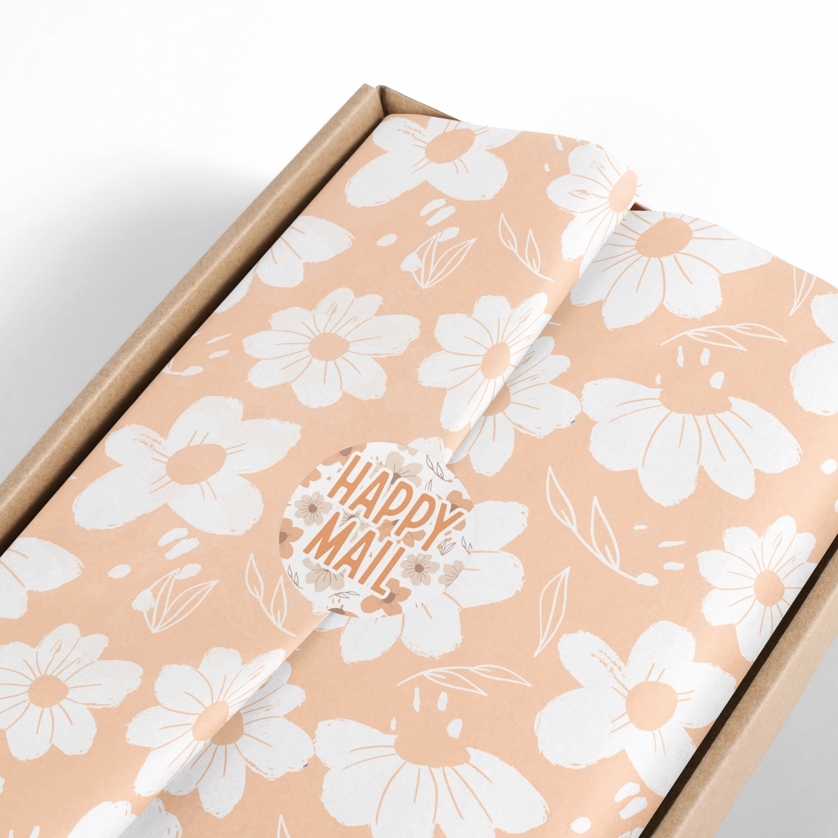 Rustic Bloom Tissue Paper Graceful Mailers