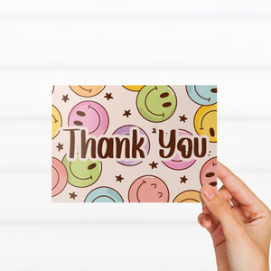 Happy Smiles Thank You Note Cards