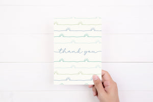 Blue Sunshines Thank You Note Cards