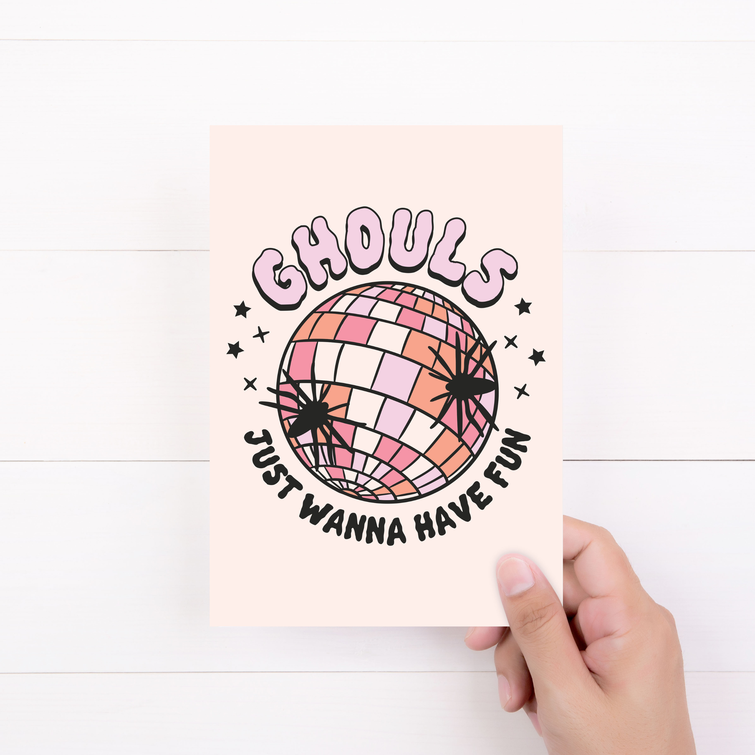 Sale! Halloween Disco Thank You Note Cards