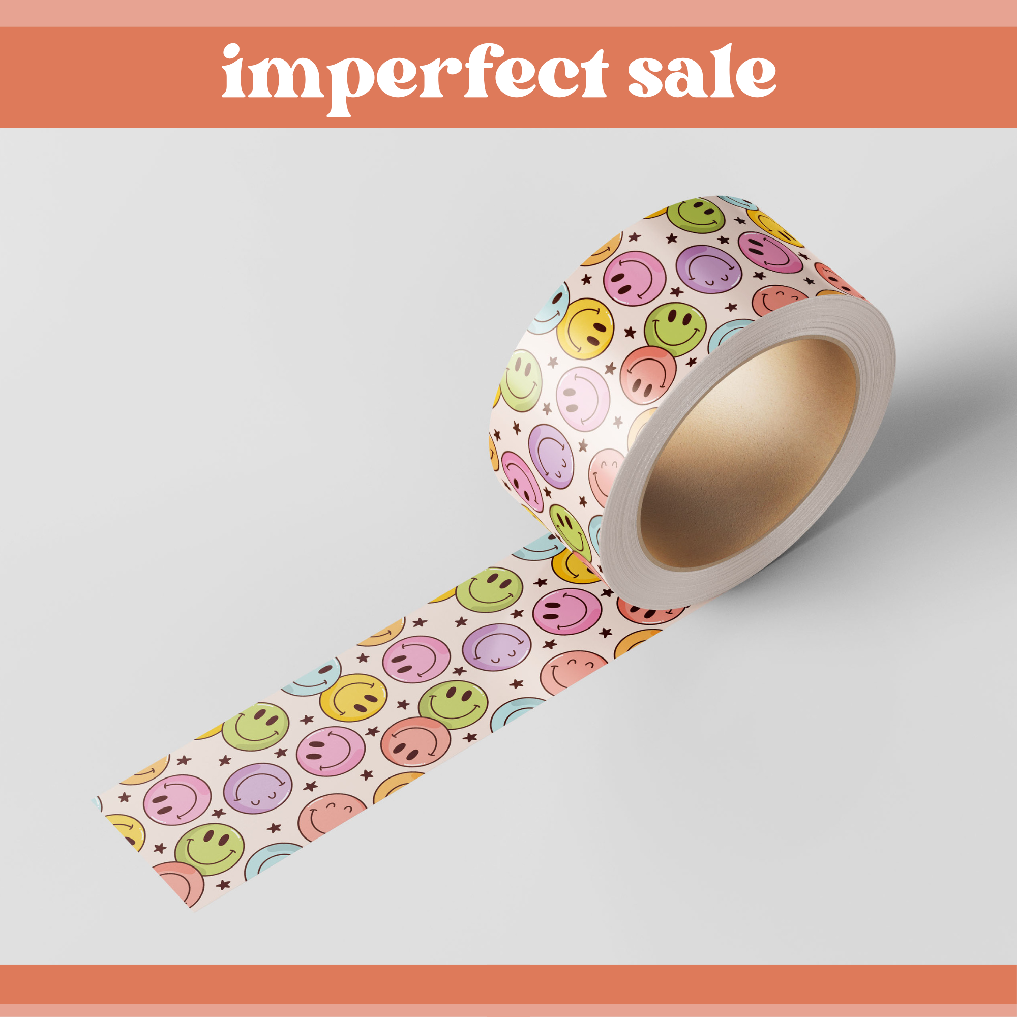IMPERFECT Happy Smiles Packing Tape