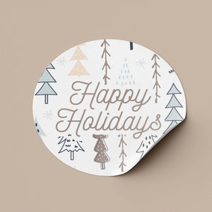 Christmas Tree Holiday Sticker Sheets