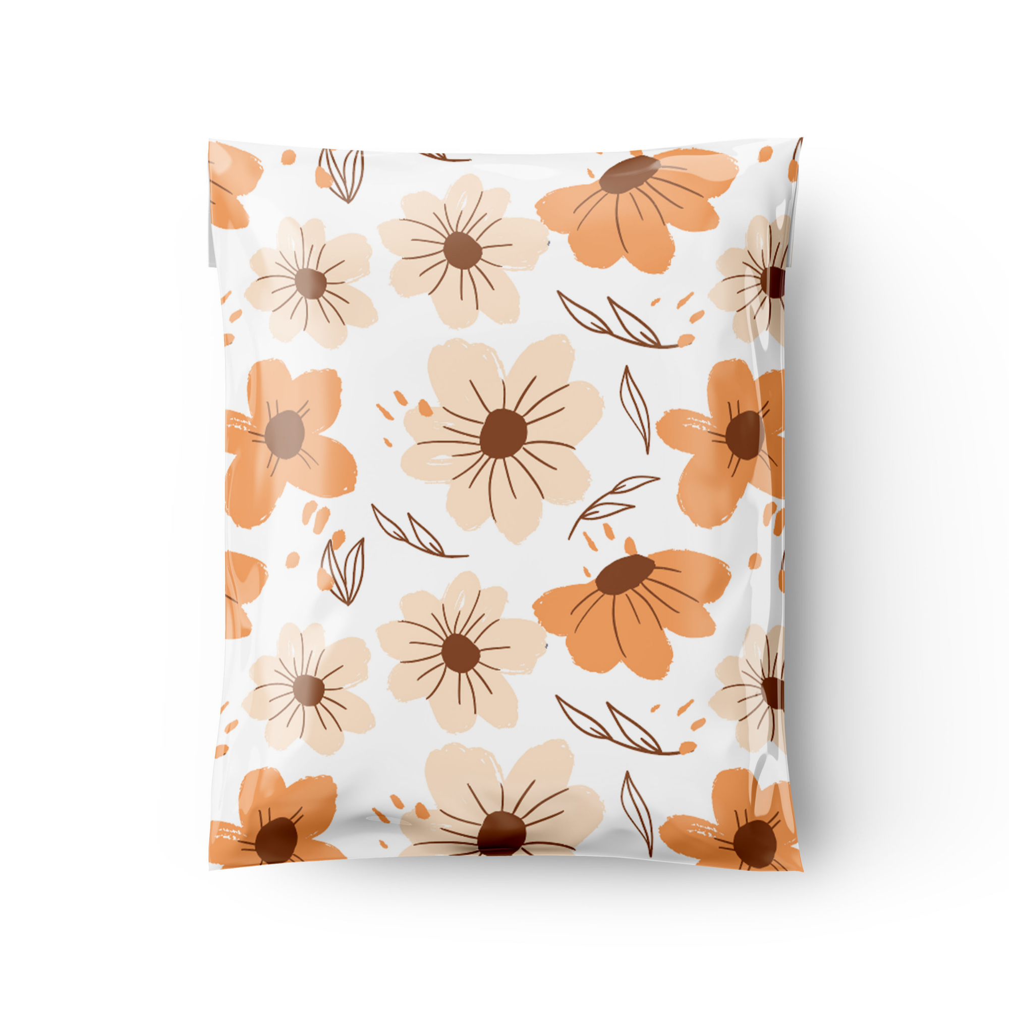 Boho Floral Poly Mailer 14.5x19 Poly Bag for Shipping Cute Mailers Graceful Mailers