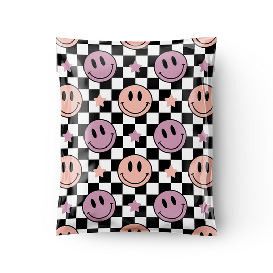 Pastel Retro Smiley - 10x13 Poly Mailer