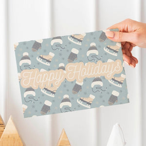 Sale! Happy Holidays Winter Thank You Note Cards