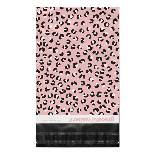 Leopard Rose - 10x13 Poly Mailer