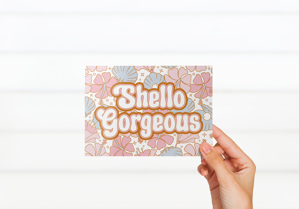 Sale! Spring Shells Thank You Note Cards