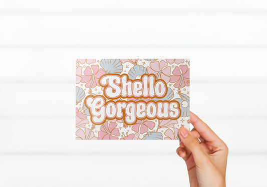 Sale! Spring Shells Thank You Note Cards