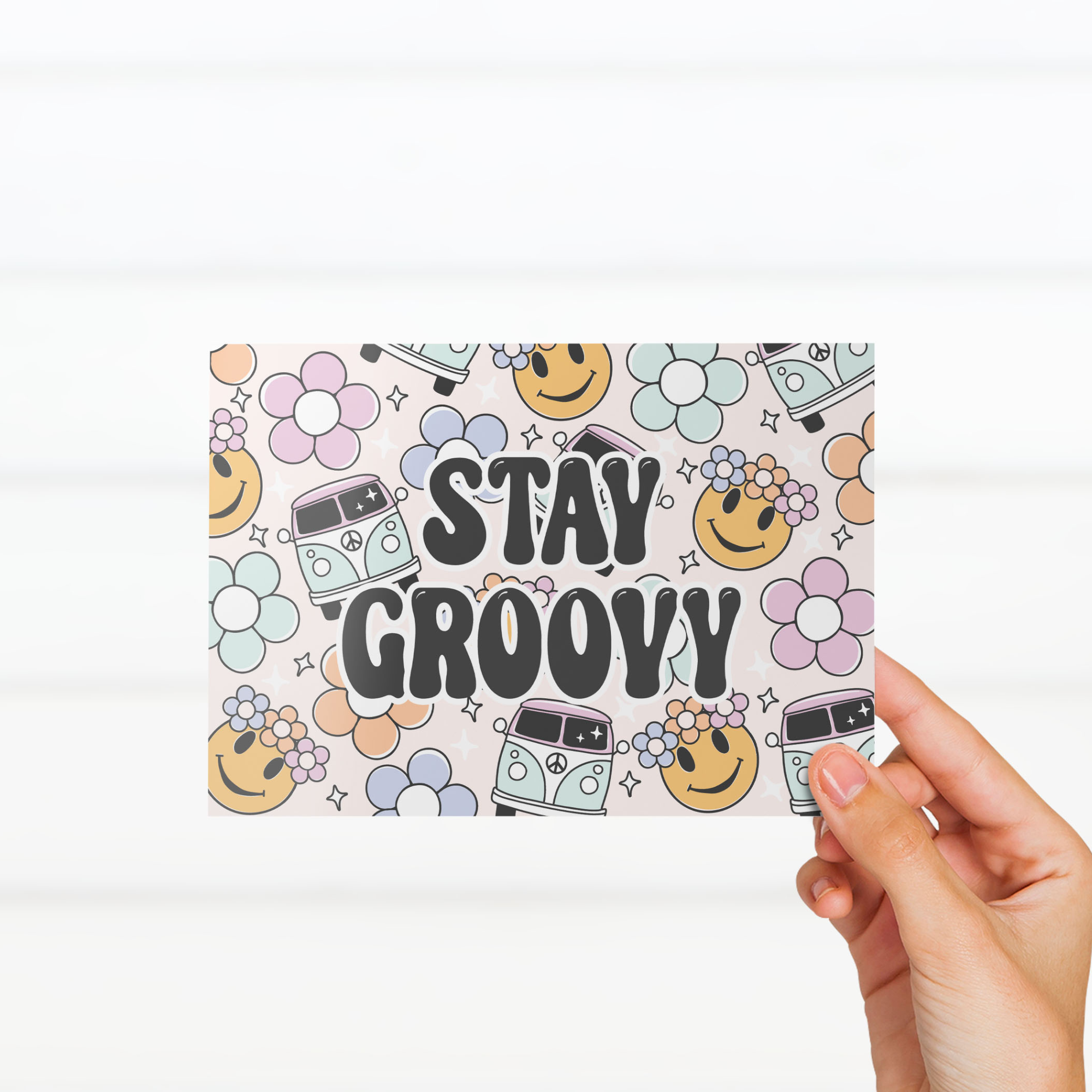 Groovy Doodles Thank You Note Cards